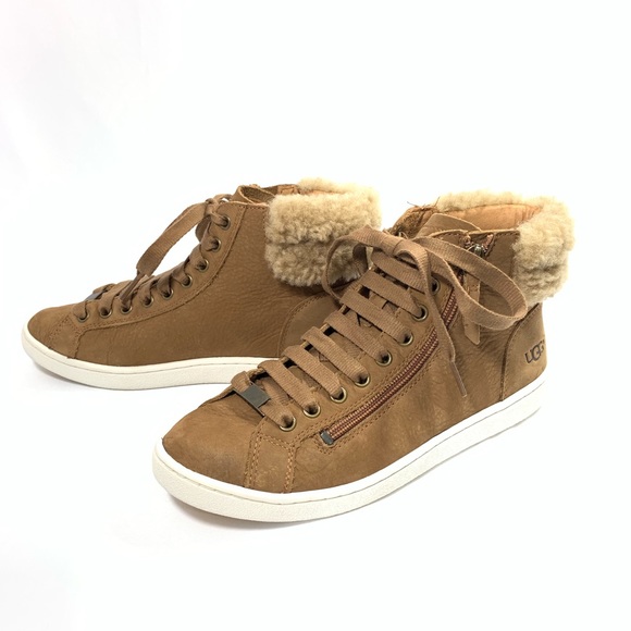 ugg olive high top sneaker chestnut